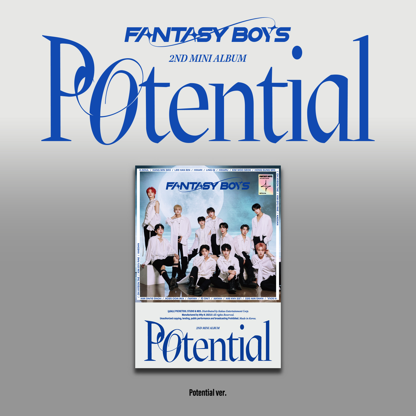 Potential: 2nd Mini Album | FANTASY BOYS JAPAN OFFICIAL SITE